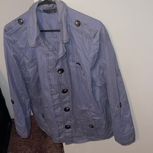 French Cuff Grey Mid sleeve jacket